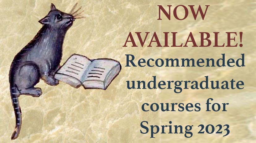 Now out: Recommended courses for Spring 2023