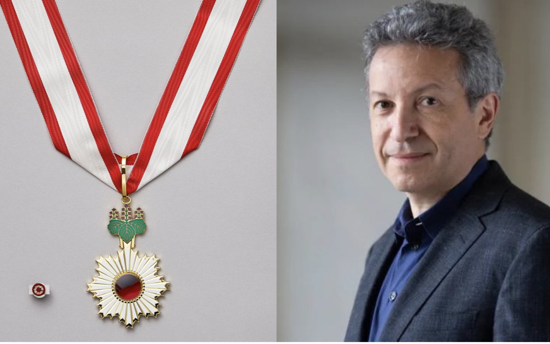 The Order of the Rising Sun Awarded to PER Executive Director David Weinstein