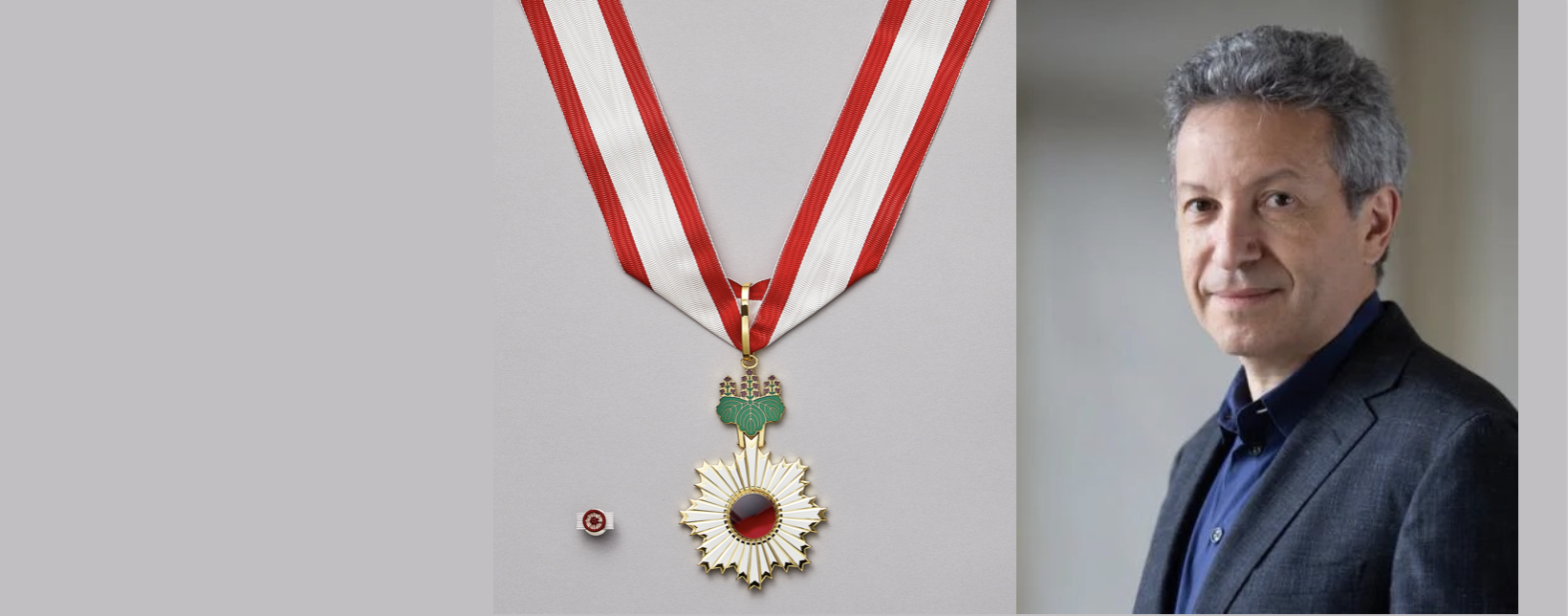 The Order of the Rising Sun Awarded to Professor David Weinstein
